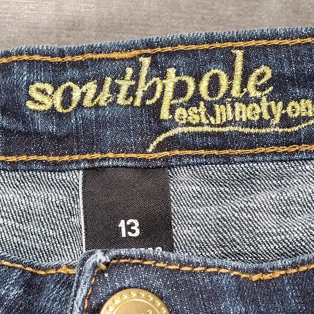 Southpole Medium Wash Bootcut Denim Jeans Classic Y2K Style Size‎ 13